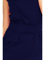 Tmavě modré dámské šaty model 5096122
