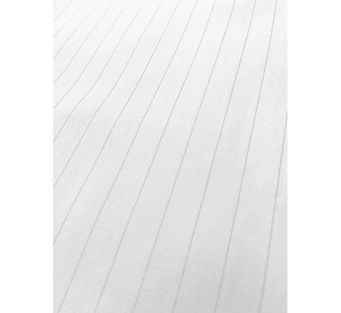 Široké bílé dámské pruhované kalhoty model 20144632 - MADE IN ITALY