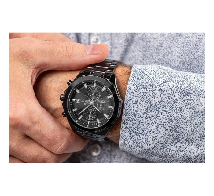 Pánské hodinky Chronograph Sapphire Black model 21807489 - Giewont Pánské hodinky Chronograph Sapphire Black model 21807489 - Giewont