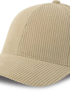 Atlantis Headwear Cordy-S 6 panelová manšestrová kšiltovka 33.0226 stone