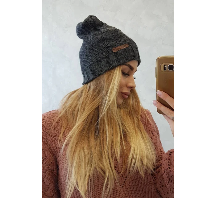 Fleecová čepice Ula K271 graphite Fleecová čepice Ula K271 graphite