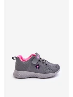 Dětské sportovní boty na zip šedé model 21625388 - EVENTO