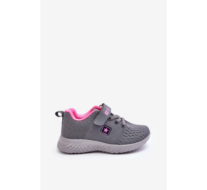 Dětské sportovní boty na zip šedé model 21625388 - EVENTO