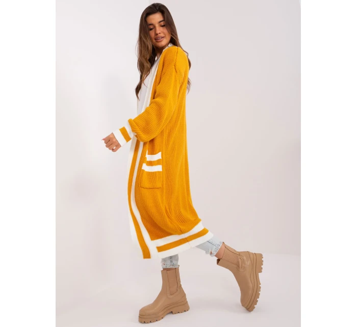 Kardigan BA SW  ciemny żółty model 19005868 - FPrice