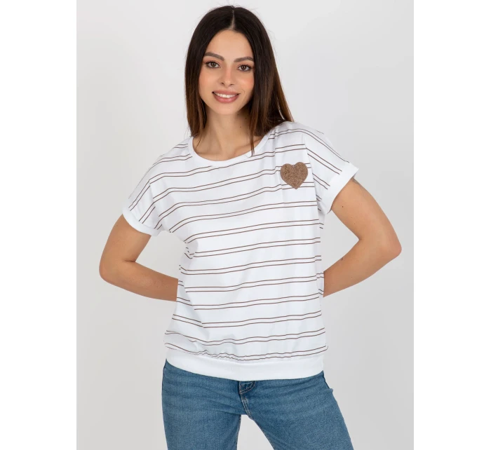 Halenka RV BZ 8619.94 bílo-hnědá Halenka RV BZ 8619.94 bílo-hnědá