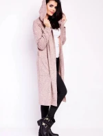 Svetr na zapínání M118 růžový -  Infinite You