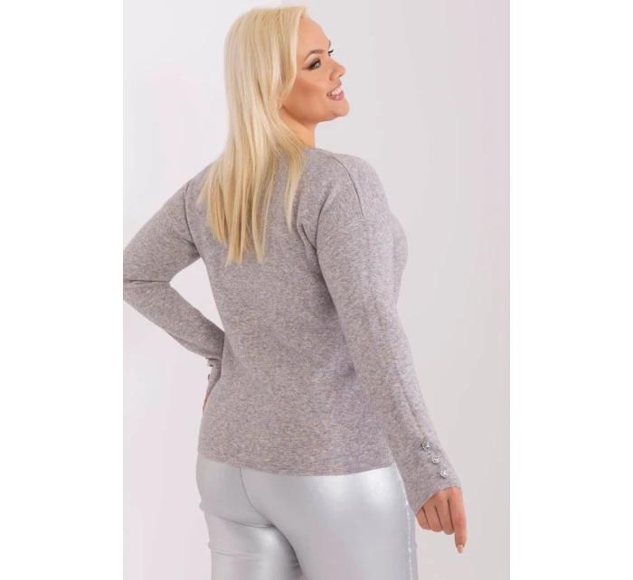 Svetr plus size model 190086 Factory Price Svetr plus size model 190086 Factory Price