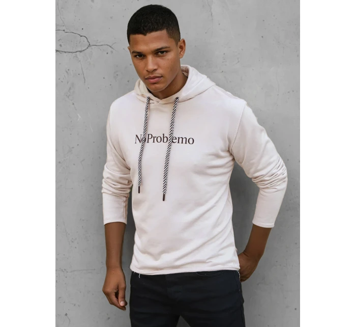 Pánská velbloudí mikina s kapucí FashionStreet BX5455