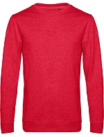 B&C #Set In Pánská mikina 01.U01W heather red B&C #Set In Pánská mikina 01.U01W heather red