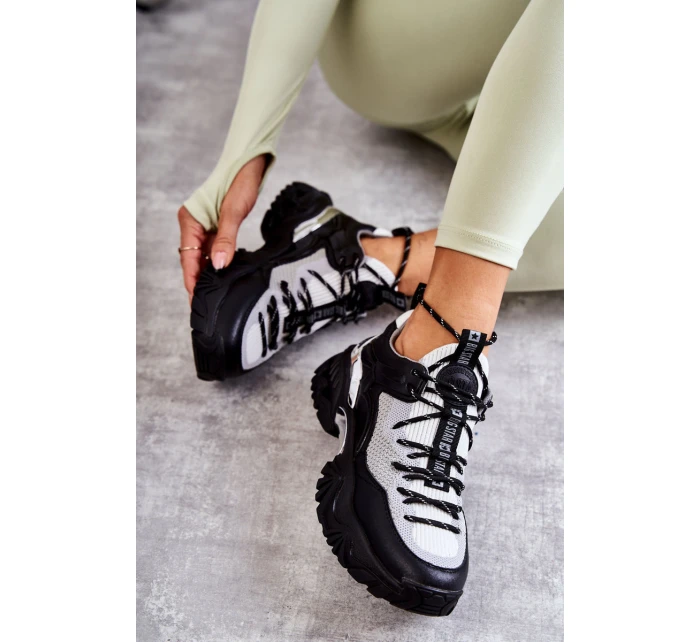 Dámská sportovní obuv Memory Foam System Big Star KK274053 Černo-šedá