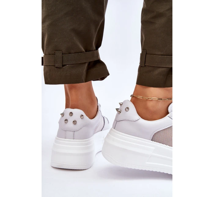 Dámské klasické sportovní boty GOE LL2N4060 Bíle Dámské klasické sportovní boty GOE LL2N4060 Bíle