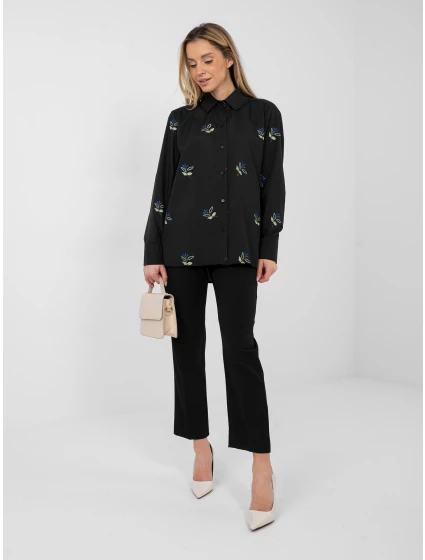 Košile LK KS 510154.90 černá Košile LK KS 510154.90 černá