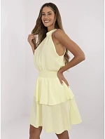Sukienka MI SK model 21151278 jasny żółty - FPrice
