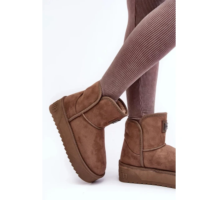 Veganské voděodolné sněhule na platformě D.Franklin Tmavě béžová Veganské voděodolné sněhule na platformě D.Franklin Tmavě béžová