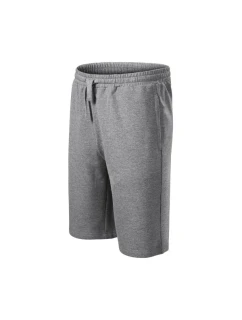 Comfy šortky pánské tmavě šedý melír
