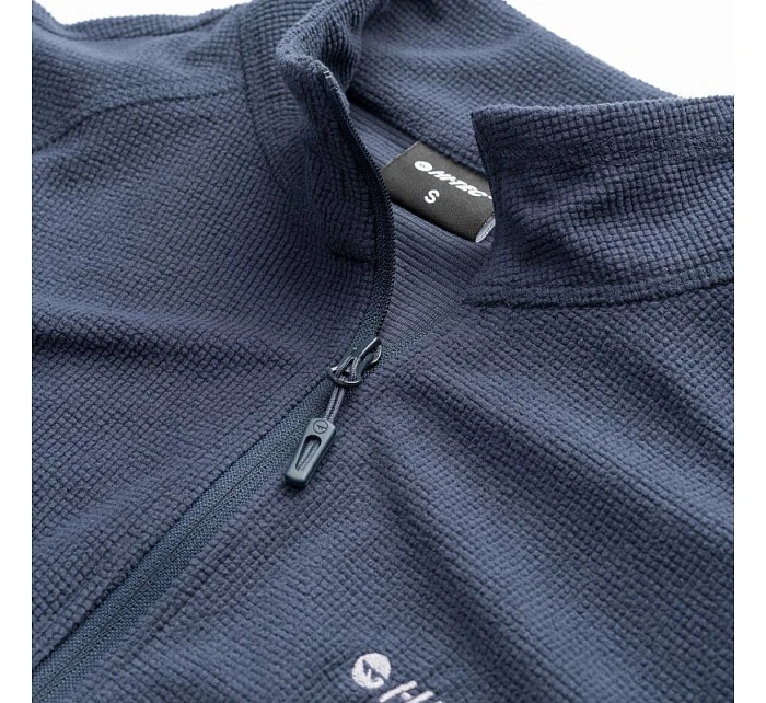Dámská fleecová mikina Damis II FULL ZIP W 92800621589 tmavě modrá  - Hi-Tec
