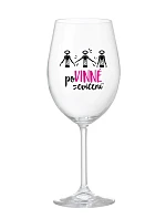 POVINNÉ CVIČENÍ - čirá sklenice na víno 350 ml