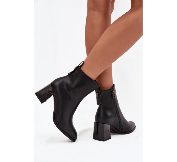 Boty na podpatku  model 222517 Step in style