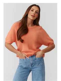 Svetr s krátkým rukávem  model 224080 Makadamia