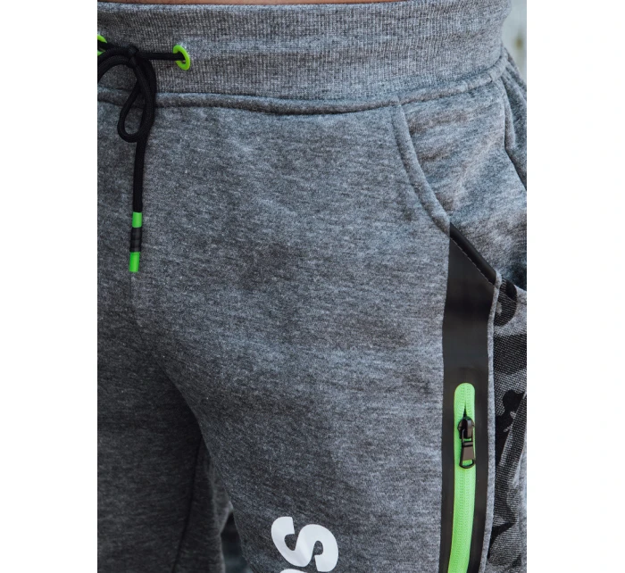 Pánské tepláky s potiskem antracitové model 21980074 - Dstreet Pánské tepláky s potiskem antracitové model 21980074 - Dstreet