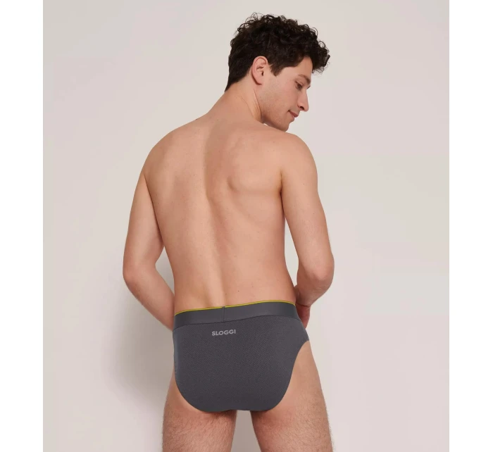 sloggi men EVER Airy Brief C2P - BLACK COMBINATION - SLOGGI BLACK COMBINATION - SLOGGI