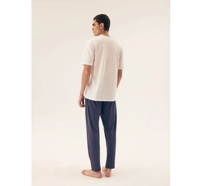 Pánské pyžamové kalhoty  dark blue  model 21077139 - Henderson