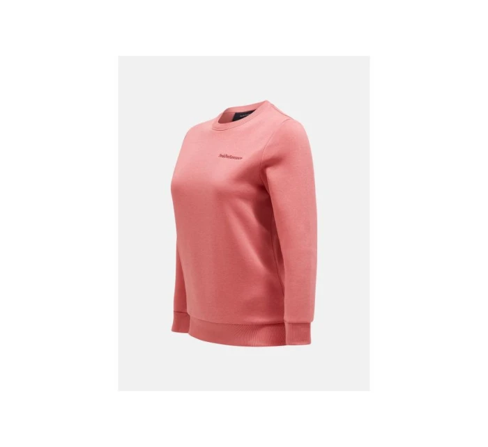 Peak Performance W Original Small Logo Crew mikina růžová
