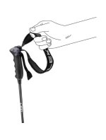 LEKI NEOLITE CARBON white 125 tyčí