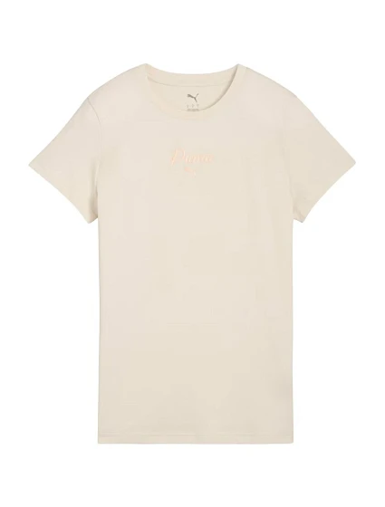 Dámské tričko ESS Script Tee beige model 22063468 - Puma
