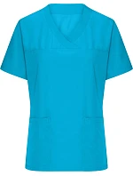 JN Dámský strečový s výstřihem do V 02. turquoise model 22533815 - Daiber JN Dámský strečový s výstřihem do V 02. turquoise model 22533815 - Daiber