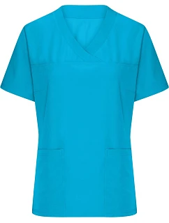 JN Dámský strečový s výstřihem do V 02. turquoise model 22533815 - Daiber