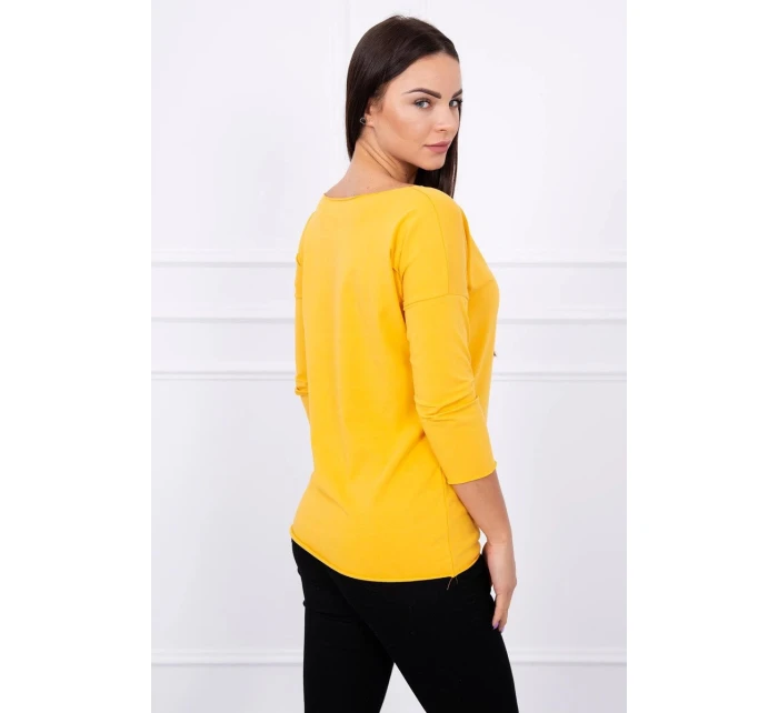 Halenka ležérní hořčicová Halenka ležérní hořčicová