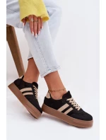 Dámské tenisky na platformě Černé model 21937656 - Boto