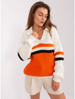 Sweter BA SW 8054.91P pomarańczowy