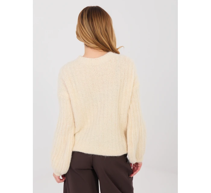 Sweter MI SW model 21954258 jasny beżowy - FPrice