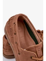 Pánské kožené mokasíny Big Star – Camel