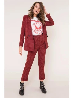 Dámské vzorované kalhoty 12586 - FPrice