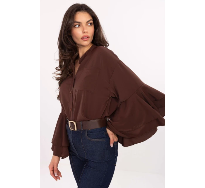 Košile s dlouhým rukávem  model 219625 Rue Paris