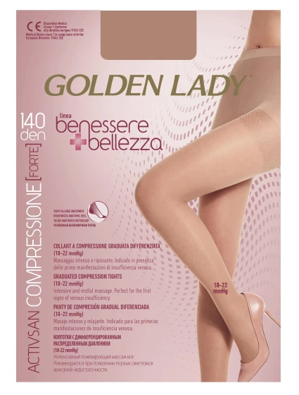 Punčocháče Golden Lady Benessere & Bellezza 140 den