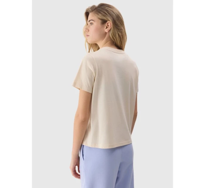 Dámské hladké tričko z organické bavlny 4F Dámské hladké tričko z organické bavlny 4F