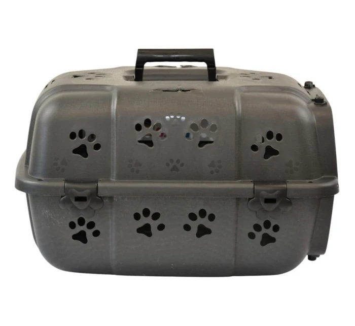 PŘEPRAVKA NA ZVÍŘATA O ROZMĚRECH 48X32X30 CM - ČERNÁ