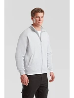 Fruit of the Loom Premium Sweat Jacket Mikina 16.2228 light graphite