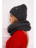 Dámská silná žebrovaná souprava P100 graphite