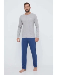 Pánské pyžamo U3BX00KBZG0 G75N modro/šedé - Guess