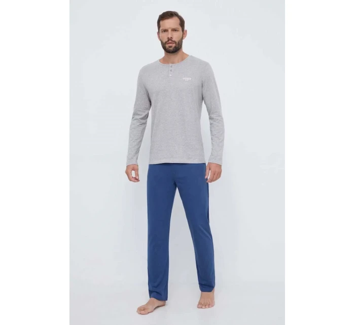 Pánské pyžamo U3BX00KBZG0 G75N modro/šedé - Guess