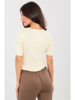 Svetr s krátkým rukávem  model 224001 Factory Price