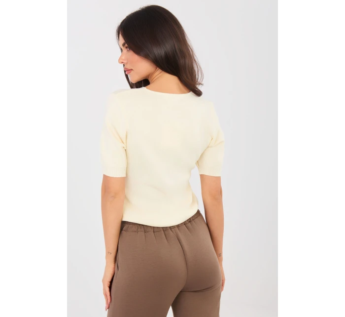 Svetr s krátkým rukávem  model 224001 Factory Price