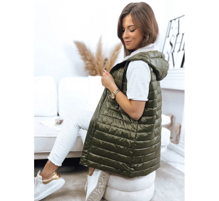 Dámská vesta zelená Dstreet model 21968263 - FashionStreet
