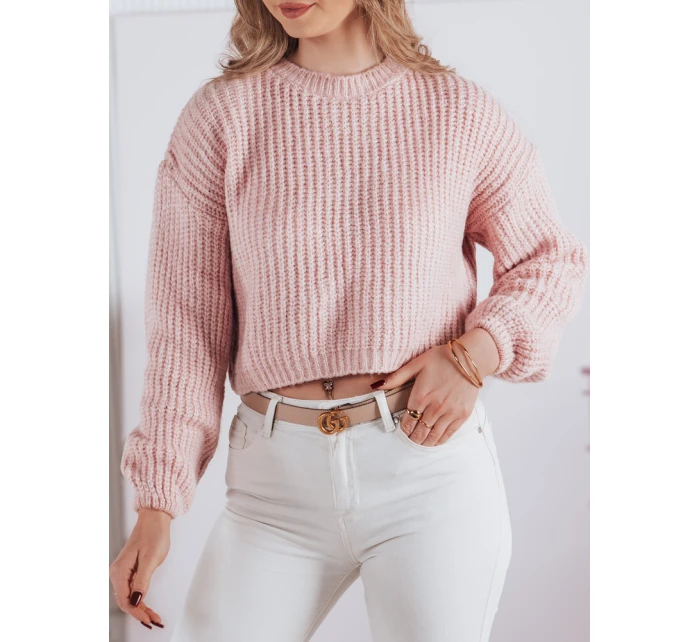 Dámský oversize svetr BILLIS pink FashionStreet MY2283