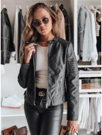 Dámská kožená bunda ROCKMISS černá FashionStreet TY4965